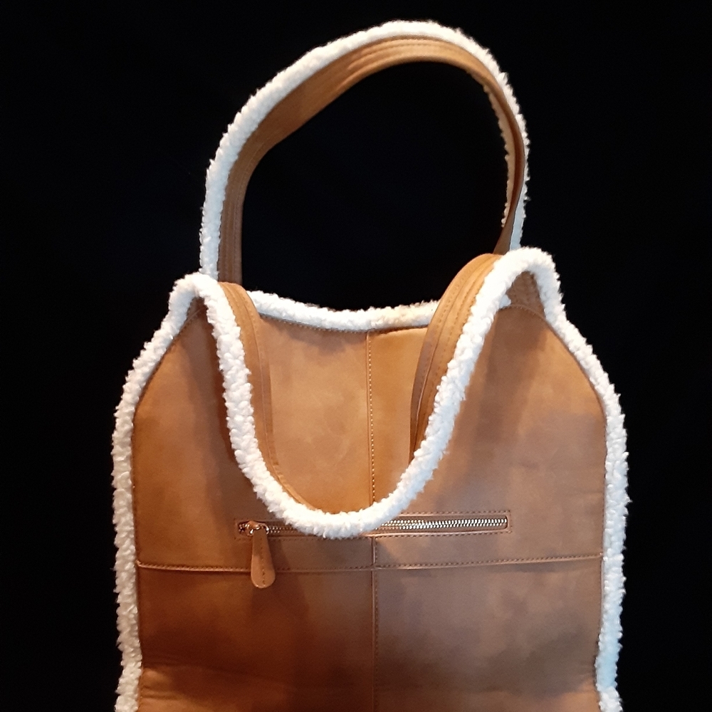 CATO Faux leather bag with trim